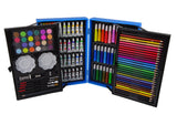 Konstset i väska 148 delar med kritor, markers, akvarell & penslar