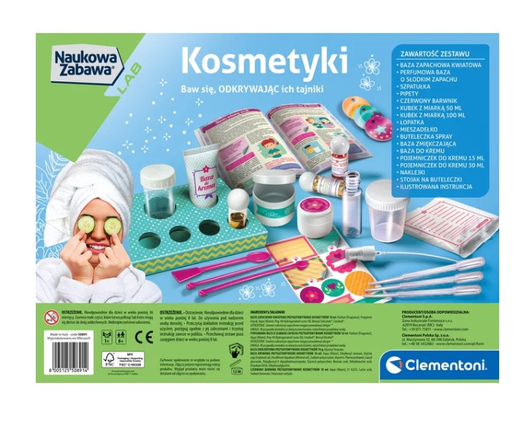 Kosmetiklab set för barn 8+ – gör egna krämer och badsalt