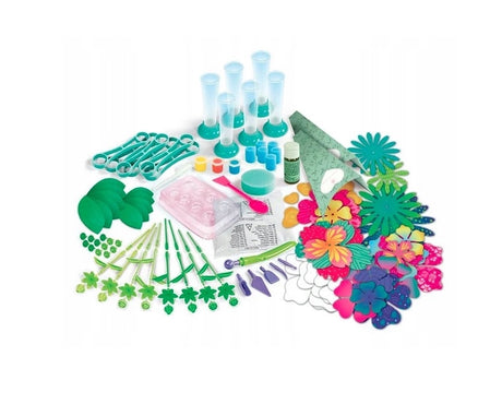 Kreativt blomsterarrangemang-set med arbetsstation och verktyg 8+