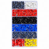 Krimpverktyg med 500 isolerade kabelskor 0,25-10 mm² (7-23 AWG)