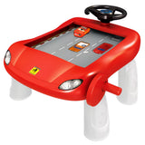 Körsimulator bordleksak med ratt och spårbräda, manuell batterifri