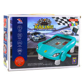 Körsimulator bordleksak med ratt och spårbräda, manuell batterifri