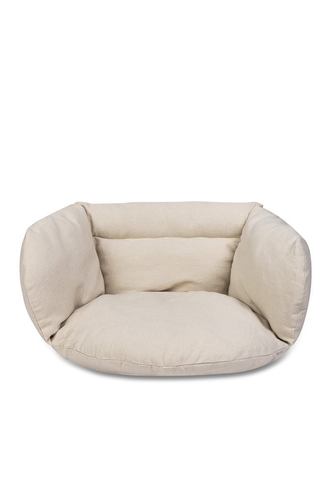 Kudde till hängande vagga 56x63x36 cm bomull/polyester elfenben