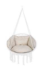 Kudde till hängande vagga 56x63x36 cm bomull/polyester elfenben