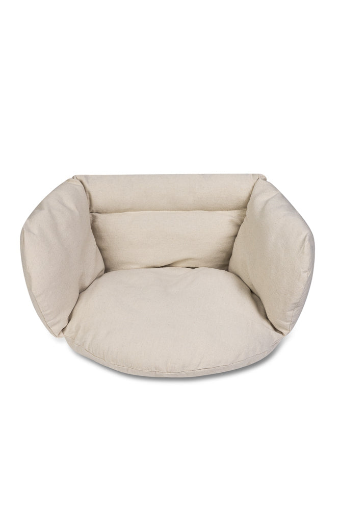 Kudde till hängande vagga 56x63x36 cm bomull/polyester elfenben