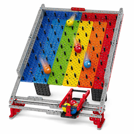 Kulbana byggsats 477 delar push-fit med 8 kulor, Rainbow Board