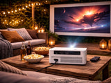 LCD-projektor Android TV 11 WiFi Bluetooth 720p stöd 4K 60–120