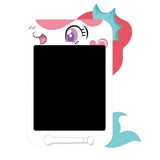 LCD-ritplatta för barn med stylus och suddknapp, unicorn 32x24 cm