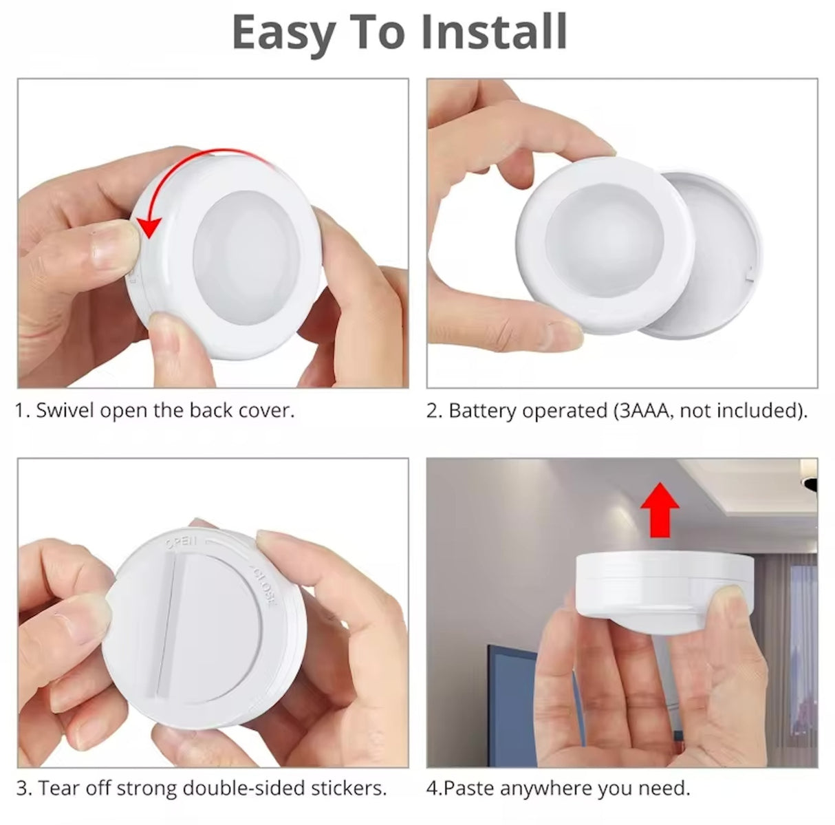 LED Spotlights 6-pack med Fjärrkontroll – RGB Färgbyte & Dimmer – Inomhus/Utomhusbelysning