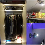 LED gångjärnslampa för skåp 3 LED kallvit inkl 23A 12V batteri