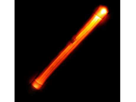 LED-halsband hund/katt justerbart 46–59 cm röd inkl batterier