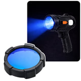 LED handhållen strålkastare 6 lägen USB/solpanel IPX4 1800 mAh