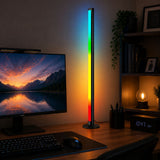 LED-hörnlampa 90 cm RGB 16M färger 210 lägen Bluetooth USB