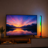 LED-hörnlampa 90 cm RGB 16M färger 210 lägen Bluetooth USB