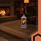 LED-jullykta vit med julmotiv batteridriven LR44 12,5 cm