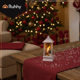 LED-jullykta vit med julmotiv batteridriven LR44 12,5 cm