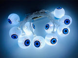 LED ljusslinga Halloween 10 pumpor batteridriven vit 195 cm