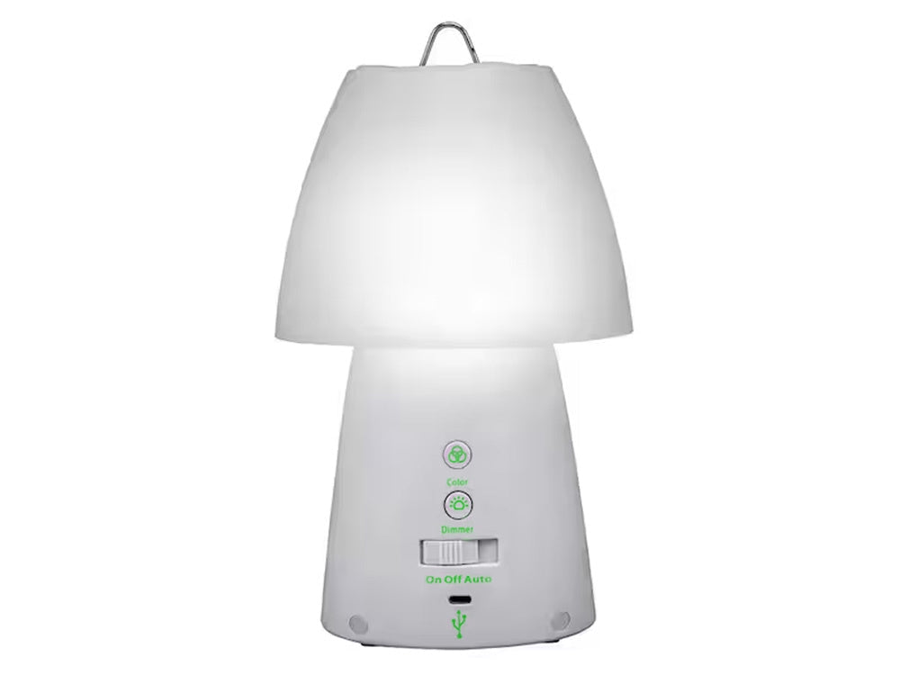 LED nattlampa barn RGB 7 färger rörelsesensor USB vit 26 cm