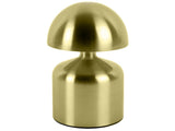 LED nattlampa svampform touch USB-C uppladdningsbar guld/silver 15 cm