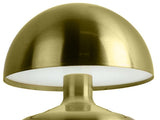 LED nattlampa svampform touch USB-C uppladdningsbar guld/silver 15 cm
