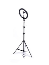 LED ringlampa 26 cm 60W USB med stativ 220 cm och mobilhållare
