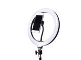 LED ringlampa 26 cm 60W USB med stativ 220 cm och mobilhållare