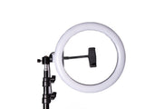 LED ringlampa 26 cm 60W USB med stativ 220 cm och mobilhållare