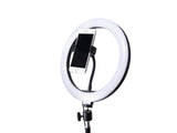 LED ringlampa 26 cm 60W USB med stativ 220 cm och mobilhållare