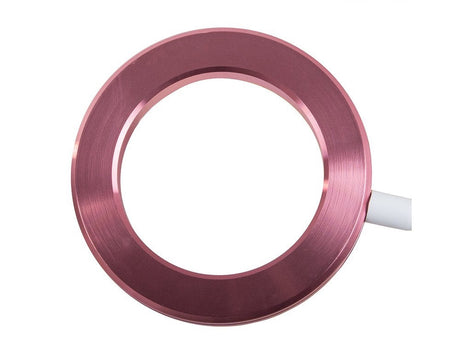 LED skrivbordslampa med klämma 24 LED USB vit/rosa maxhöjd 53 cm