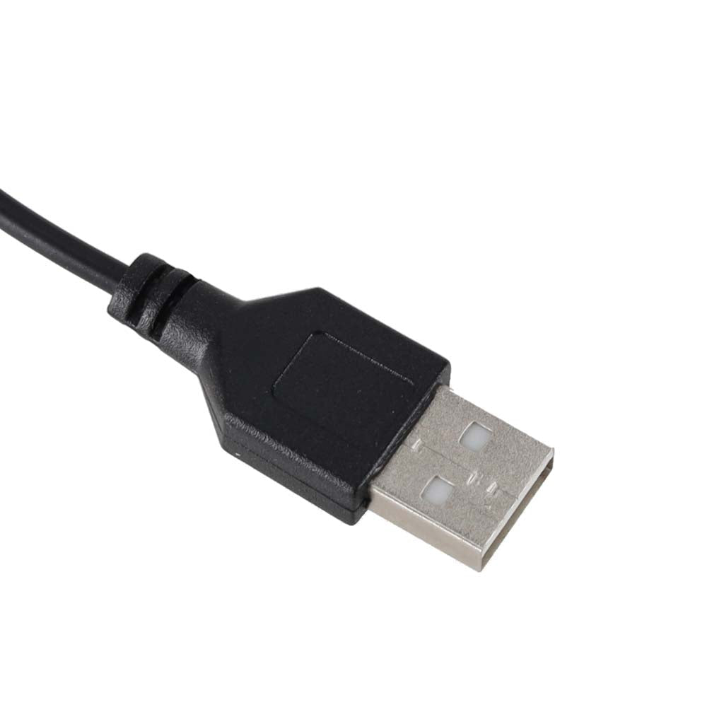 LED-skrivbordslampa med klämma USB 10 nivåer 3500–6000K svart