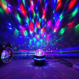 LED stjärnprojektor RGB 360° USB med fjärrkontroll