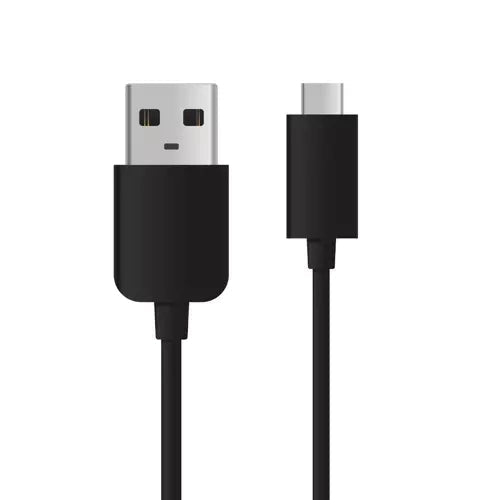 LED väckarklocka med projektor & spegel, USB-C/batteri, svart