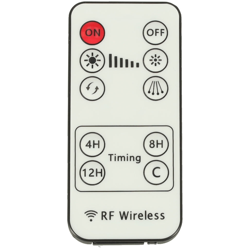 LED-växtlampa 4-armar på stativ 15W USB med timer & fjärrkontroll