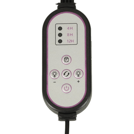LED-växtlampa 4-armar på stativ 15W USB med timer & fjärrkontroll