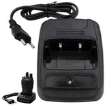 Laddstation docka för Baofeng BF-888S walkie talkie, 240 V, svart