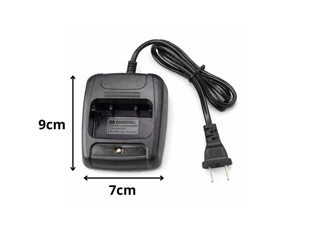 Laddstation docka för Baofeng BF-888S walkie talkie, 240 V, svart