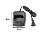Laddstation docka för Baofeng BF-888S walkie talkie, 240 V, svart