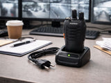 Laddstation docka för Baofeng BF-888S walkie talkie, 240 V, svart