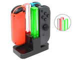 Laddstation för Nintendo Switch Joy-Con, laddar 4 kontroller, USB-C