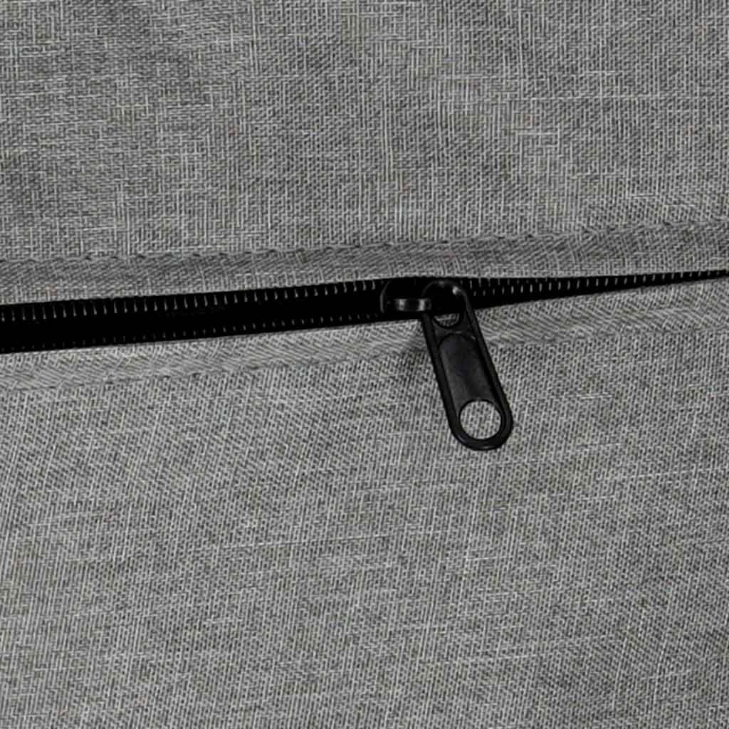 Laptopväska 15,6" vadderad Oxford-tyg grå/svart med extra ficka