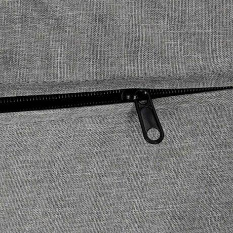 Laptopväska 15,6" vadderad Oxford-tyg grå/svart med extra ficka