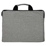 Laptopväska 15,6" vadderad Oxford-tyg grå/svart med extra ficka