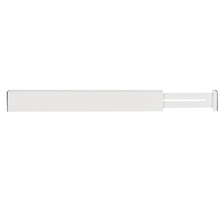 Lådavdelare bambu justerbar 42-56 cm vit, 4-pack