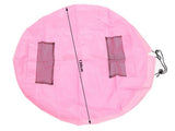 Lekmatta med förvaringspåse dragsko rosa Ø130 cm