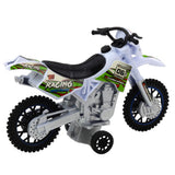 Leksak crossmotorcykel off-road med ljus och ljud 27 cm, batterier ingår