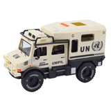 Leksaksbil Off-Road City Service 1:14 dragback ljus/ljud beige