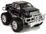 Leksaksbilar set Monstertruck med karavan och vit BMW, 3 delar
