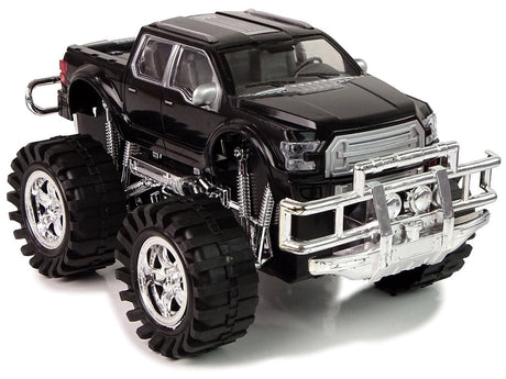 Leksaksbilar set Monstertruck med karavan och vit BMW, 3 delar