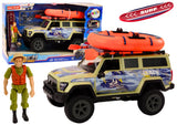 Leksaksbil off-road surfbil med surfare, surfbräda & tillbehör 3+