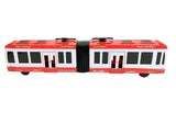 Leksaksbuss 47 cm med friktionsdrift och gummihjul, 3+ år